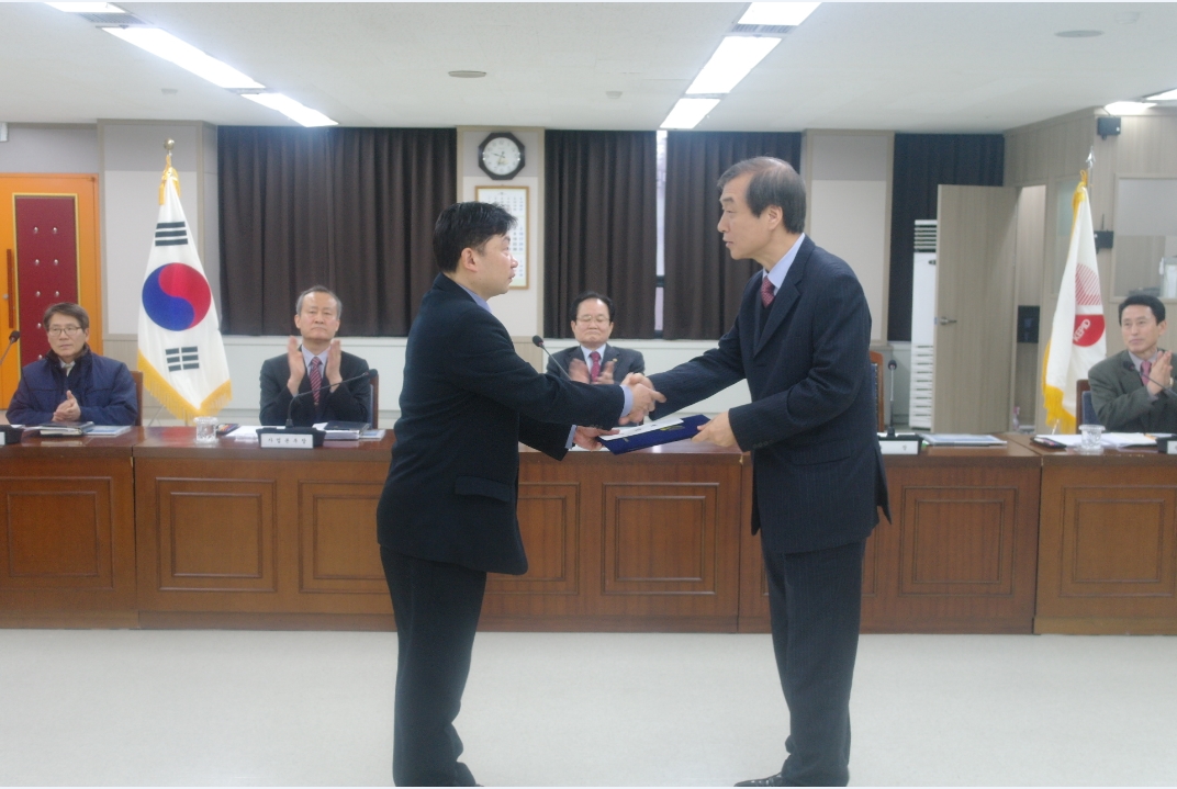 「한산을 빛낸 얼굴」15년 첫번째(1월) 포상